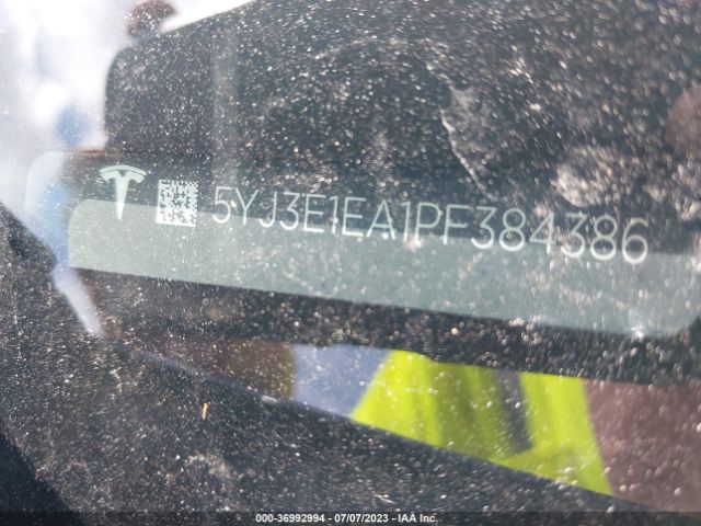 5YJ3E1EA1PF384386 Tesla MODEL 3