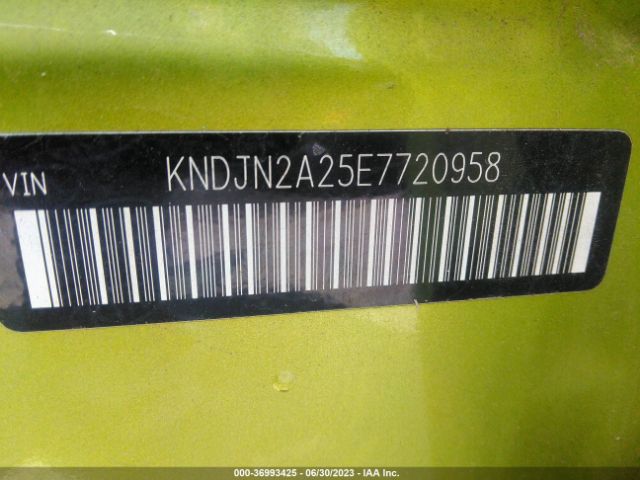 KNDJN2A25E7720958 KIA Soul Base