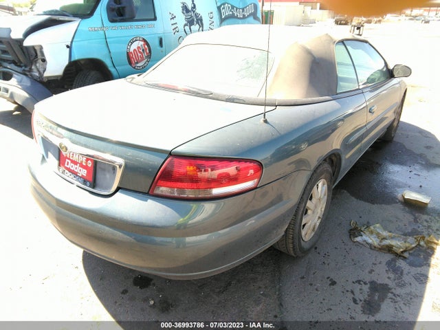 2006 CHRYSLER SEBRING CONV VIN: 1C3EL45X86N142784