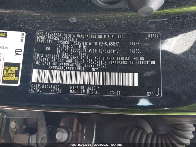 Toyota Corolla Cross Le 2022 7MUCAAAGXNV011951 Image 15