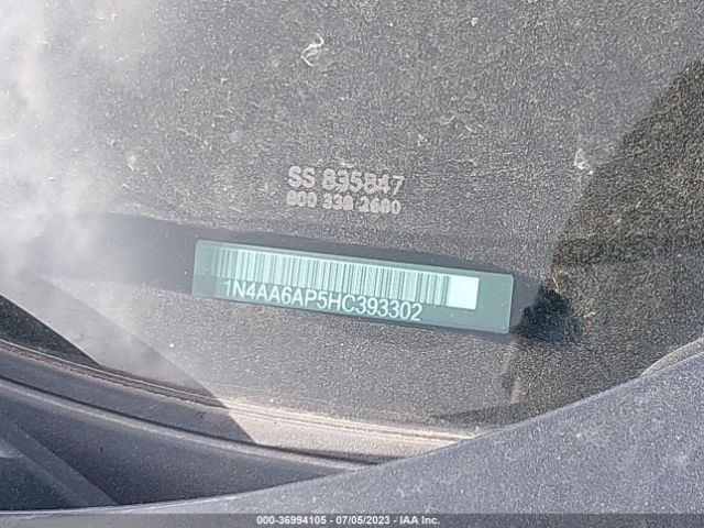 1N4AA6AP5HC393302 Nissan MAXIMA SL