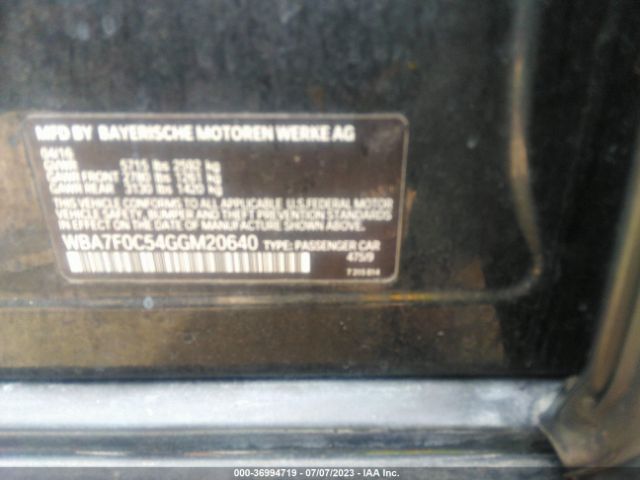 WBA7F0C54GGM20640 BMW 7 Series 750i