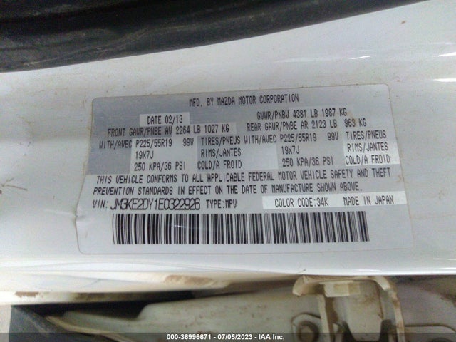 Mazda Cx-5 Grand Touring 2014 JM3KE2DY1E0322926 Image 10