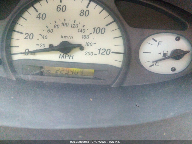 2000 TOYOTA ECHO VIN: JTDBT1234Y0036489