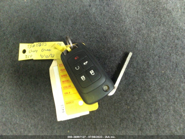 2012 CHEVROLET CRUZE LT W/1LT VIN: 1G1PF5SC0C7210264