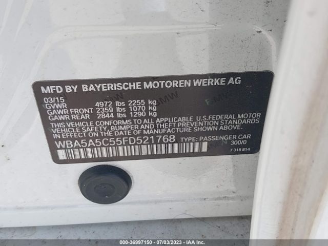 WBA5A5C55FD521768 BMW 5 Series 528i
