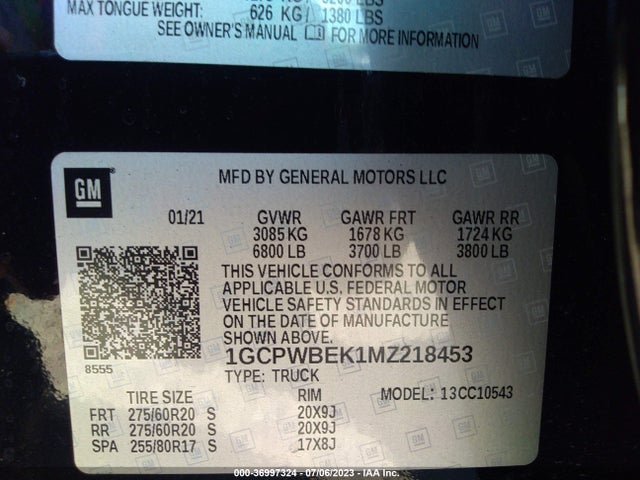 Chevrolet Silverado 1500 Custom 2021 1GCPWBEK1MZ218453 Image 15