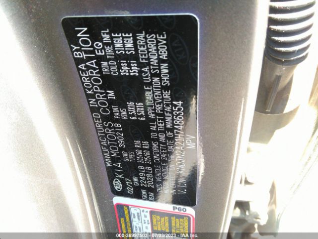 KNDJN2A21H7486354 KIA Soul Base