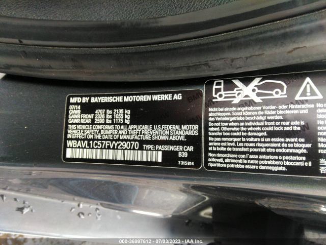 WBAVL1C57FVY29070 BMW X1 Xdrive28i