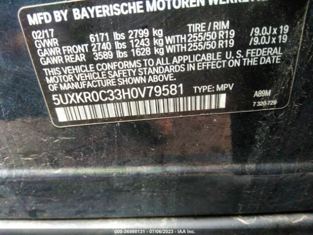 5UXKR0C33H0V79581 BMW X5 Xdrive35i