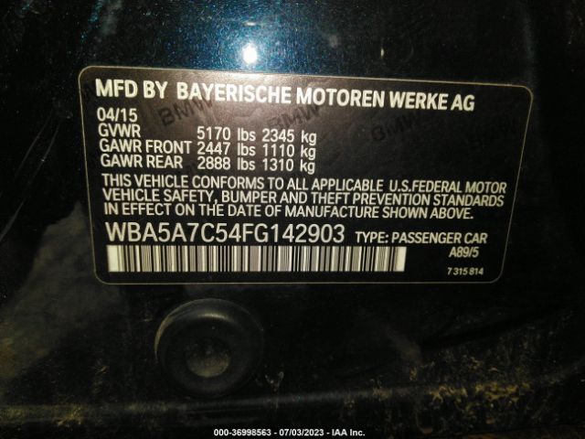 WBA5A7C54FG142903 BMW 5 Series 528i Xdrive