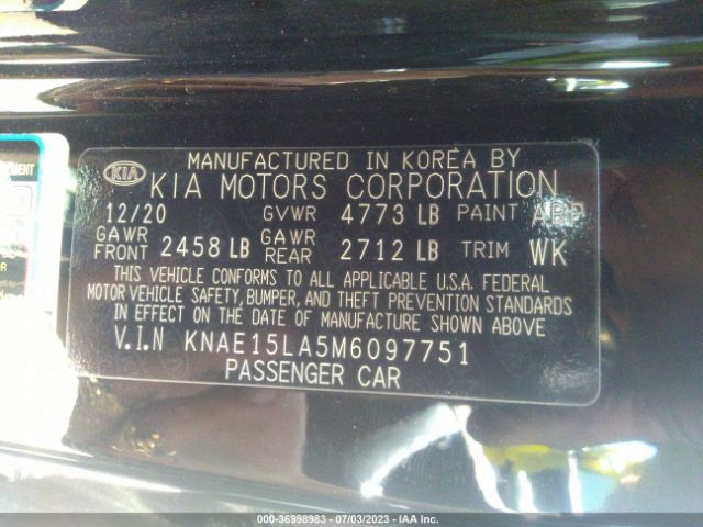 KNAE15LA5M6097751 KIA Stinger Gt-line