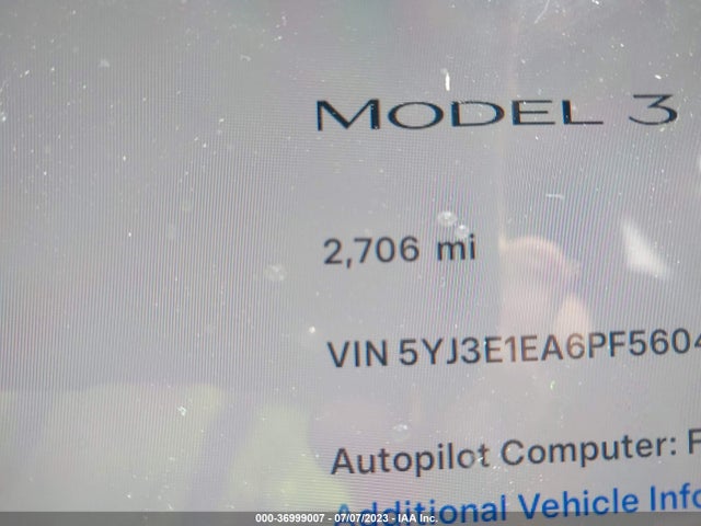 2023 Tesla 3, VIN: 5YJ3E1EA6PF560428