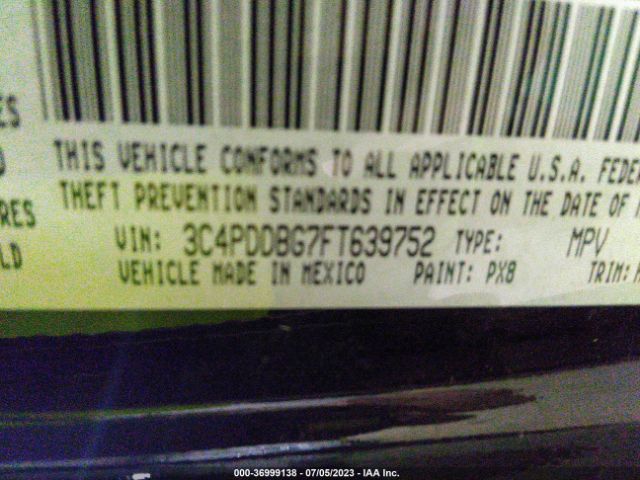 3C4PDDBG7FT639752 Dodge Journey Sxt