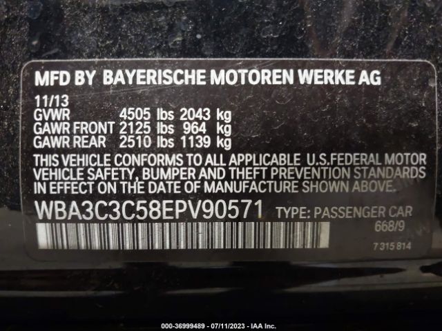 WBA3C3C58EPV90571 BMW 3 Series 320i Xdrive