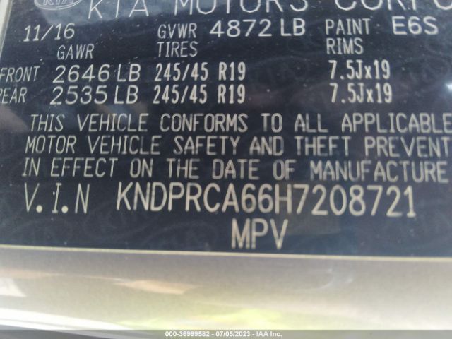KNDPRCA66H7208721 KIA Sportage Sx Turbo