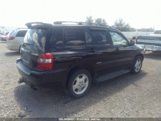 2006 TOYOTA HIGHLANDER W/3RD ROW/LIMITED W VIN: JTEEP21AX60167846
