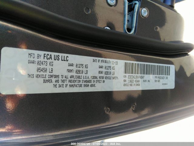 2C3CDXGJ5KH742647 Dodge Charger Scat Pack