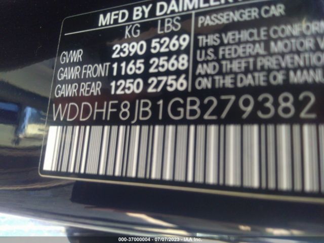 WDDHF8JB1GB279382 Mercedes-Benz E-class E 350