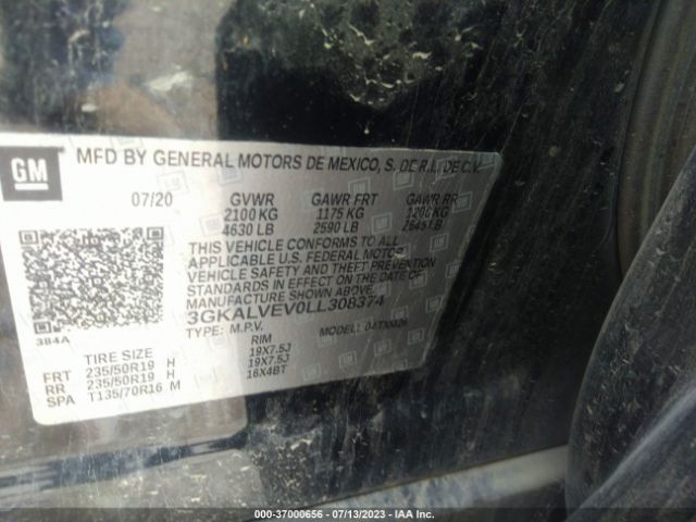 3GKALVEV0LL308374 GMC Terrain Slt
