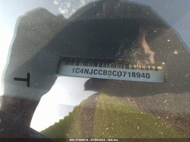 2012 JEEP COMPASS LIMITED VIN: 1C4NJCCB0CD718940