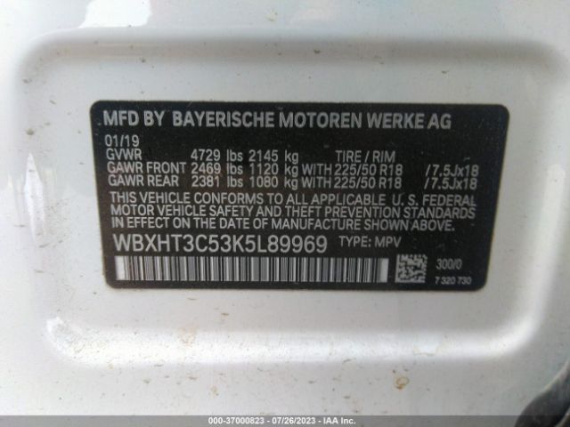 WBXHT3C53K5L89969 BMW X1 Xdrive28i