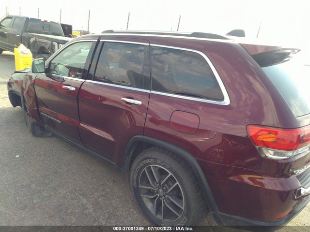 2018 JEEP GRAND CHEROKEE LIMITED VIN: 1C4RJFBG8JC509948