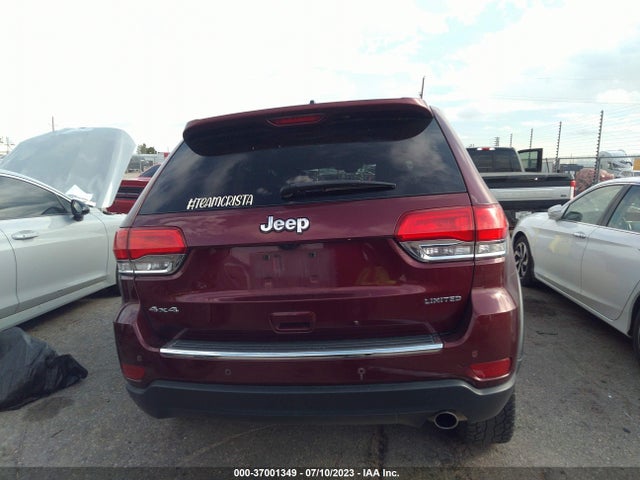 2018 JEEP GRAND CHEROKEE LIMITED VIN: 1C4RJFBG8JC509948