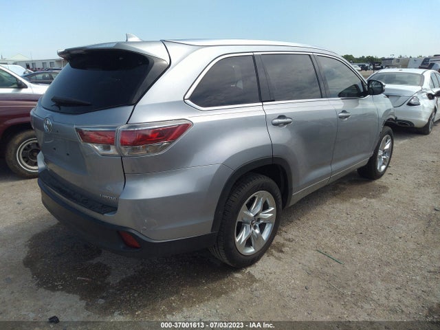 Toyota Highlander Limited 2016 5TDYKRFH0GS184328 Image 4