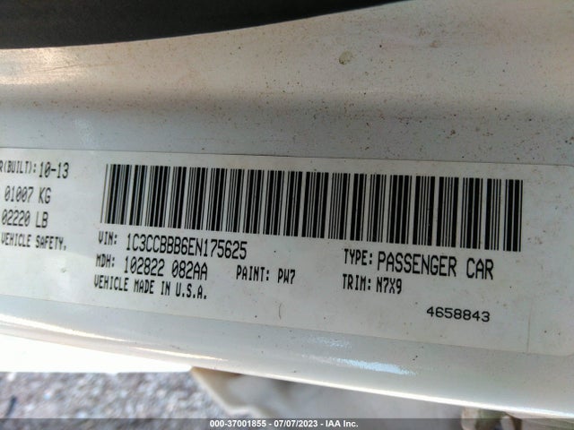 Chrysler 200 Touring 2014 1C3CCBBB6EN175625 Image 9