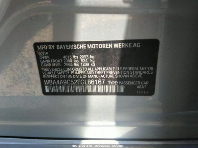 WBA4A9C52FGL86167 BMW 4 Series 428i