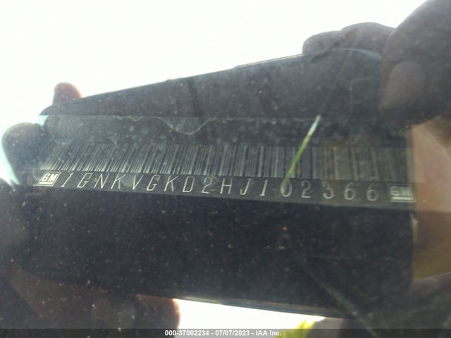Chevrolet Traverse Lt 2017 1GNKVGKD2HJ102366 Image 9