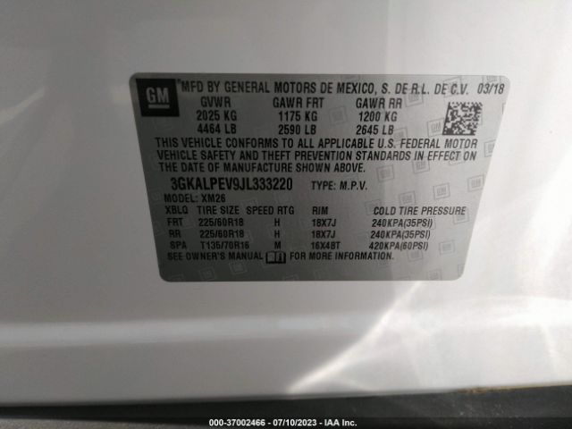 3GKALPEV9JL333220 GMC Terrain Slt