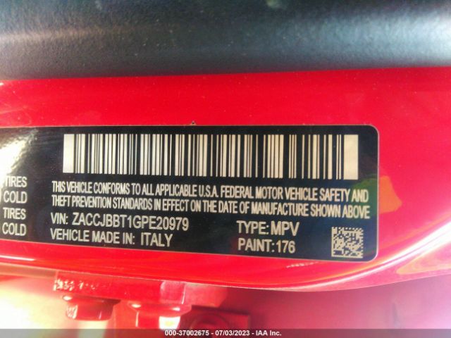 ZACCJBBT1GPE20979 Jeep Renegade Latitude
