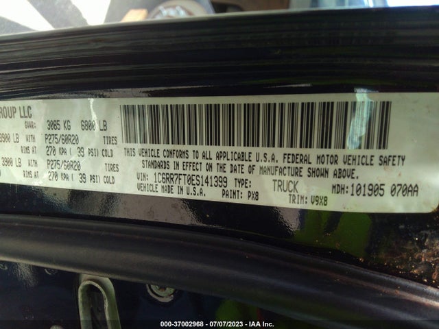 1C6RR7FT0ES141399 RAM 1500 Express