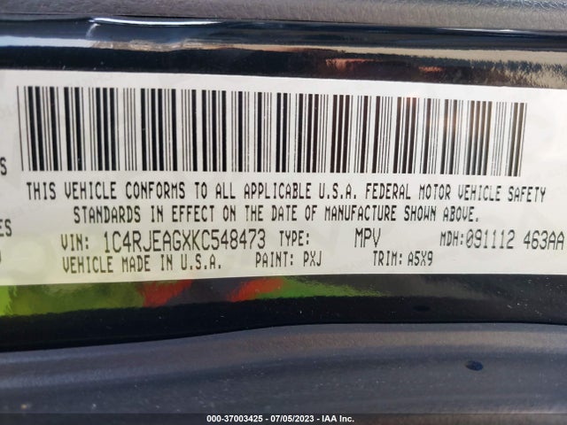 1C4RJEAGXKC548473 Jeep Grand Cherokee Laredo E