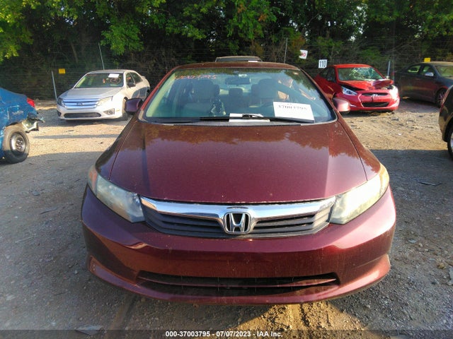 2012 HONDA CIVIC SDN LX VIN: 19XFB2F50CE003768