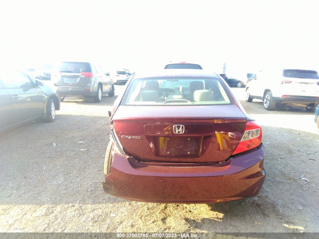 2012 HONDA CIVIC SDN LX VIN: 19XFB2F50CE003768