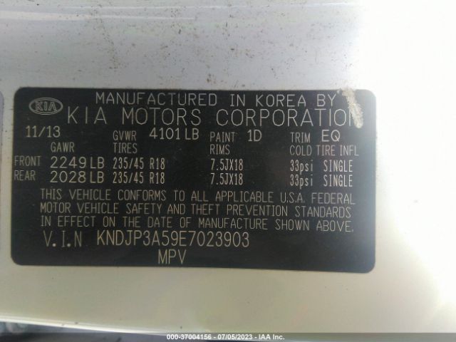 KNDJP3A59E7023903 KIA SOUL +