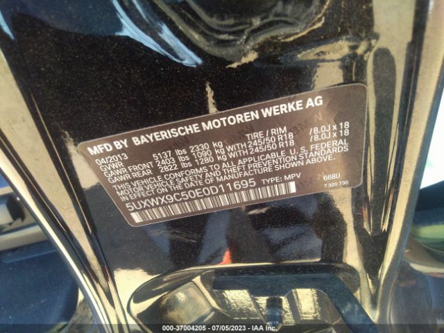 5UXWX9C50E0D11695 BMW X3 Xdrive28i