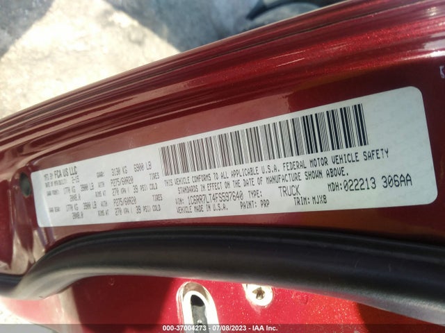 1C6RR7LT4FS597640 RAM 1500 Lone Star