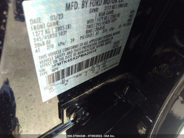 2023 Ford Mustang, VIN: 3FMTK4SX2PMA20018