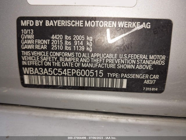 BMW 3 Series 328i 2014 WBA3A5C54EP600515 Image 9