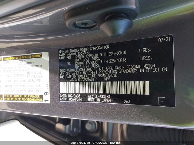 Lexus NX 2021 JTJGJRDZ2M2168111 Image 15