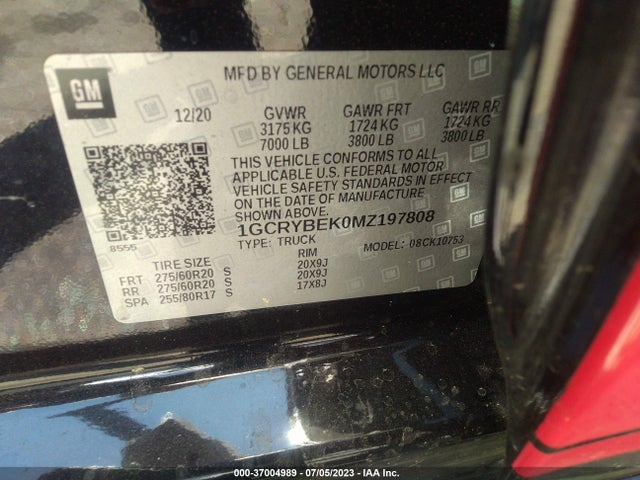 Chevrolet Silverado 1500 Custom 2021 1GCRYBEK0MZ197808 Image 14