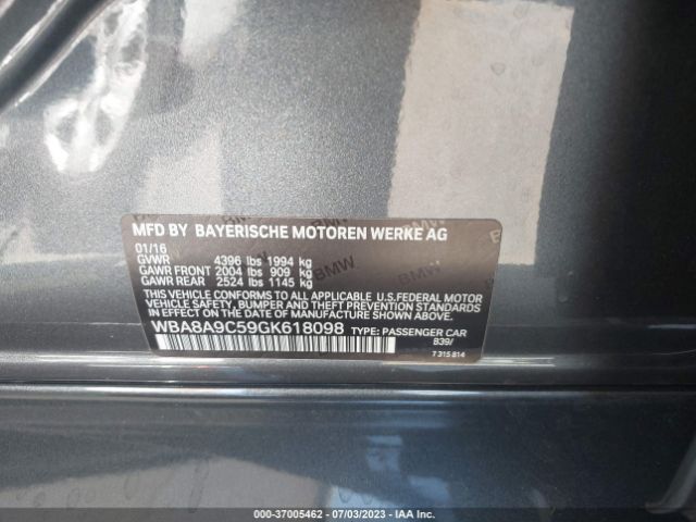 WBA8A9C59GK618098 BMW 3 Series 320i