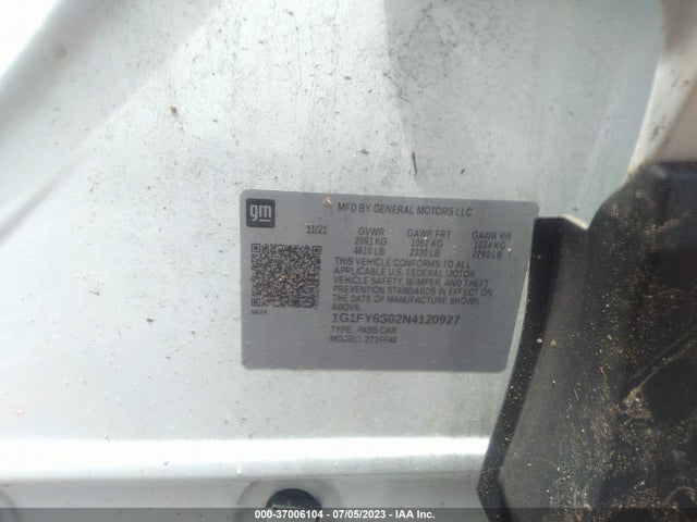 Chevrolet Bolt Euv Lt 2022 1G1FY6S02N4120927 Image 9