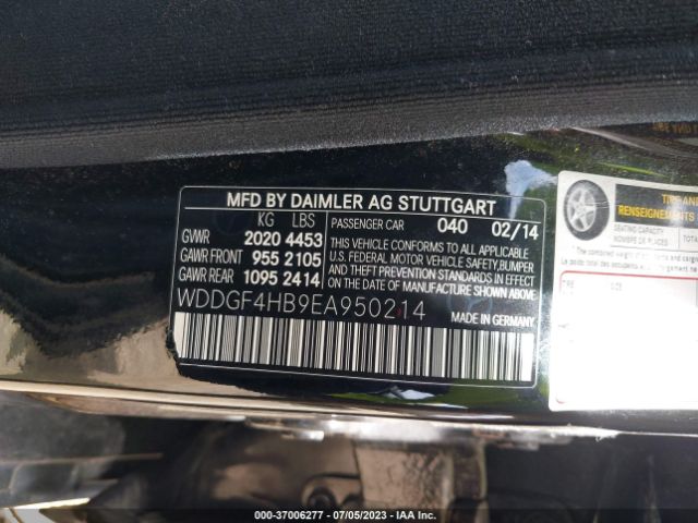 WDDGF4HB9EA950214 Mercedes-Benz C-class C 250