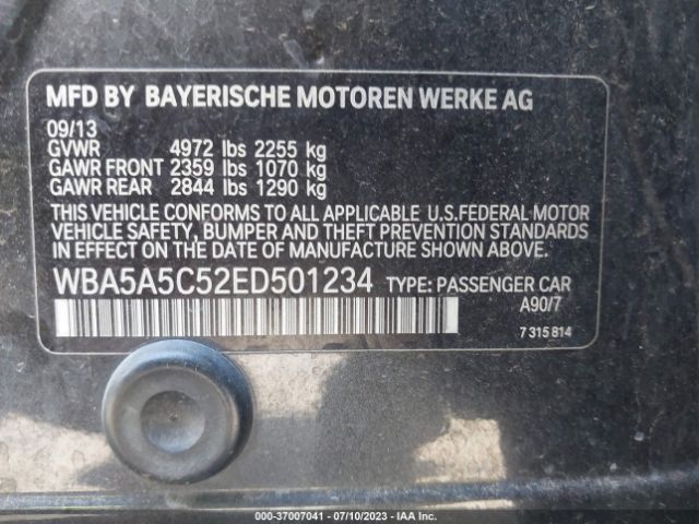 WBA5A5C52ED501234 BMW 5 Series 528i