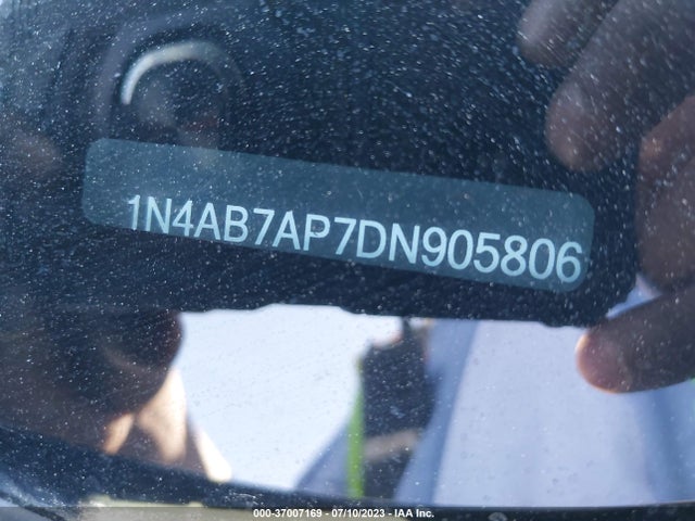 2013 NISSAN SENTRA SV VIN: 1N4AB7AP7DN905806